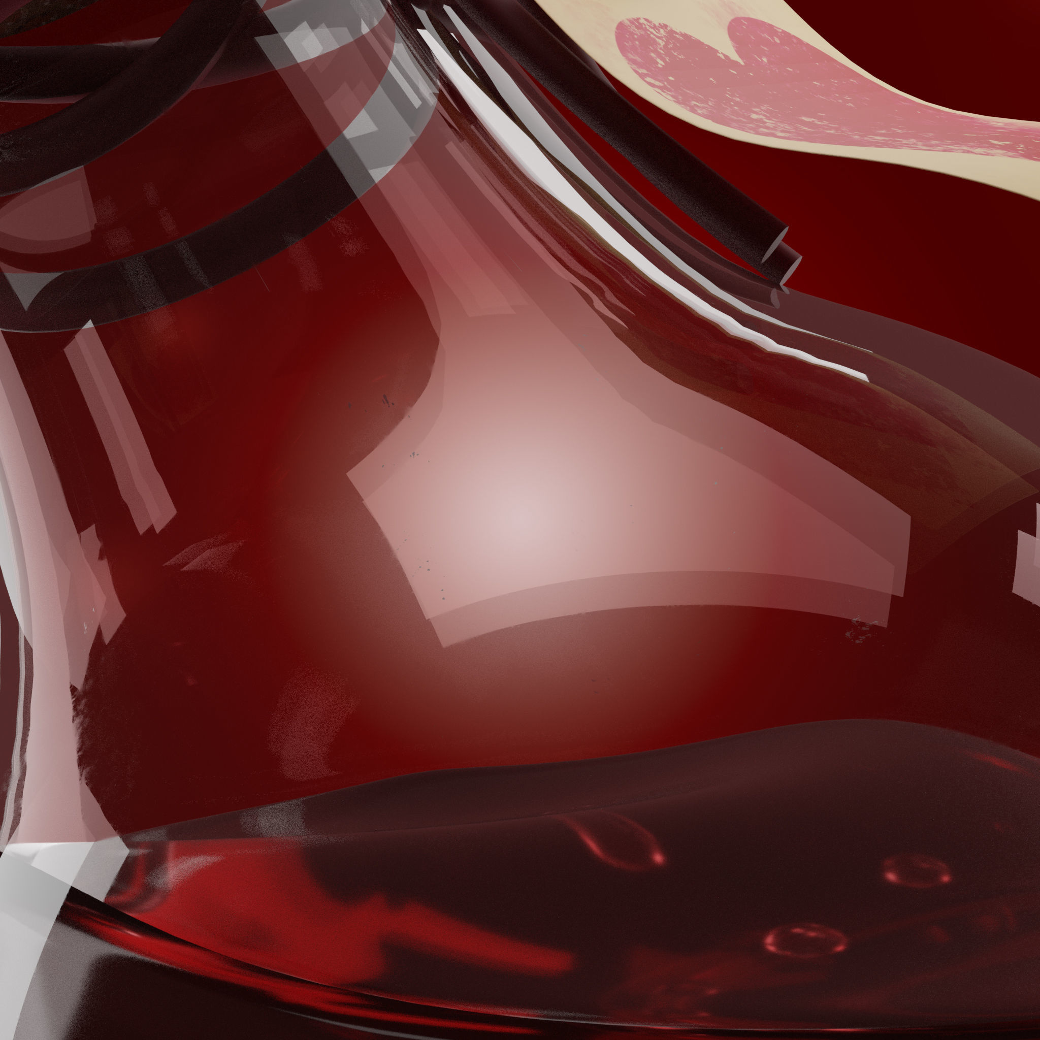 stylized Potion  3D model_4