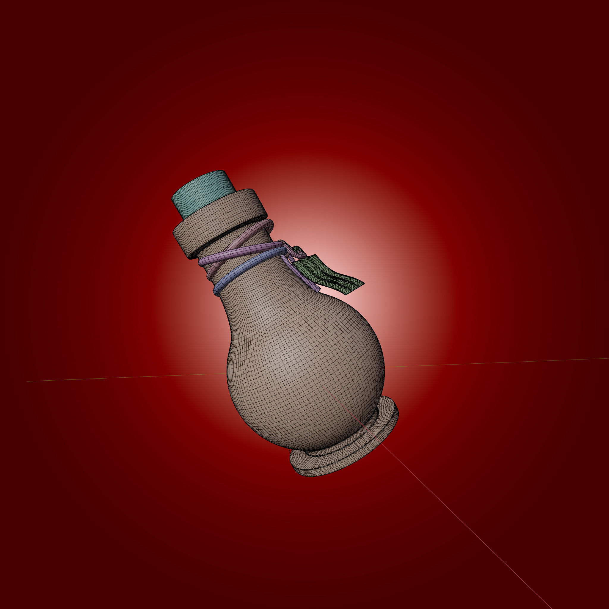 stylized Potion  3D model_5