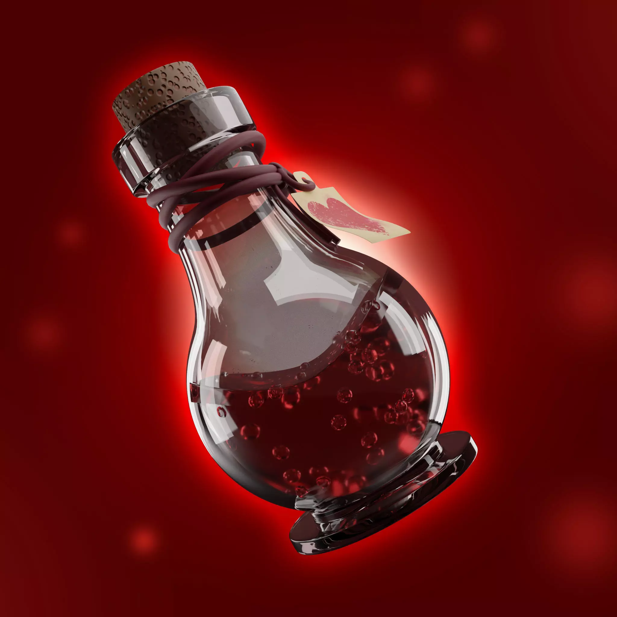 stylized Potion  3D model_0