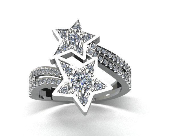 jewelry ring 3D print model_3