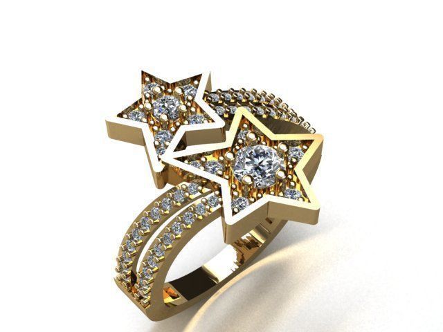 jewelry ring 3D print model_4