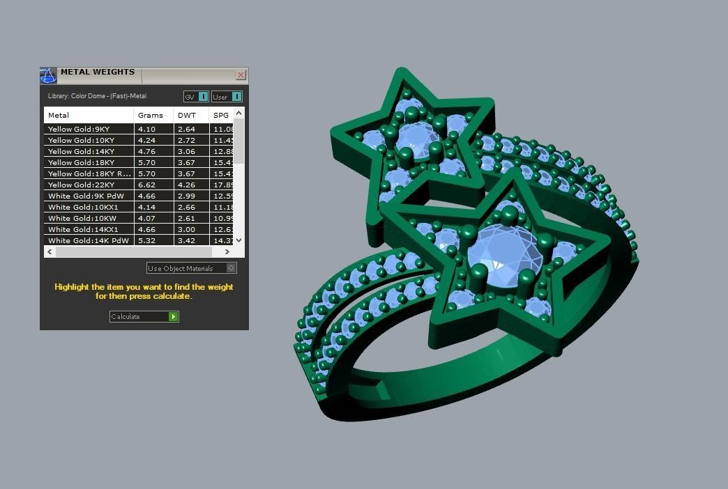 jewelry ring 3D print model_9