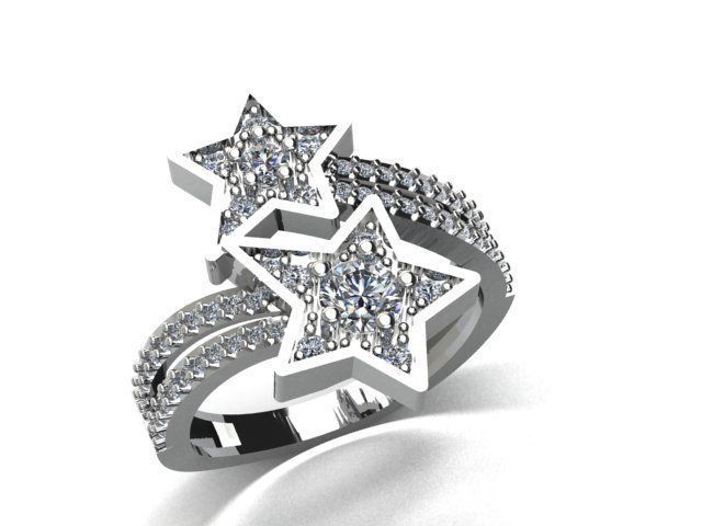 jewelry ring 3D print model_5