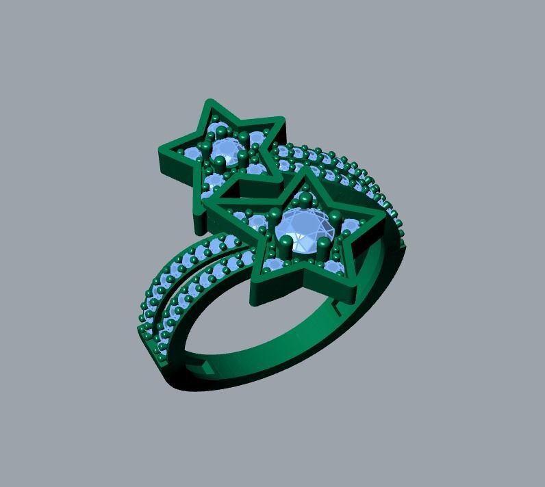 jewelry ring 3D print model_10