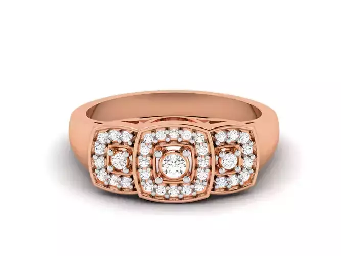 Gents Groom Mens Diamond Band Ring 3dm render details