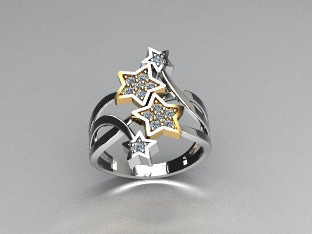jewelry ring 3D print model_2