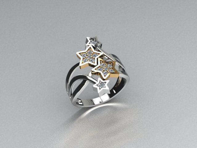 jewelry ring 3D print model_3