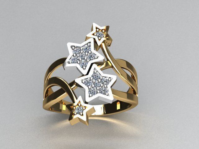 jewelry ring 3D print model_4