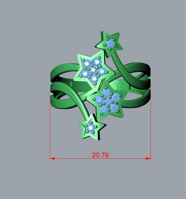 jewelry ring 3D print model_6