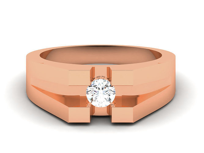Solitaire Ring Rendering Women solitaire ring 3dm render detail 3D model 3D printable | CGTrader
