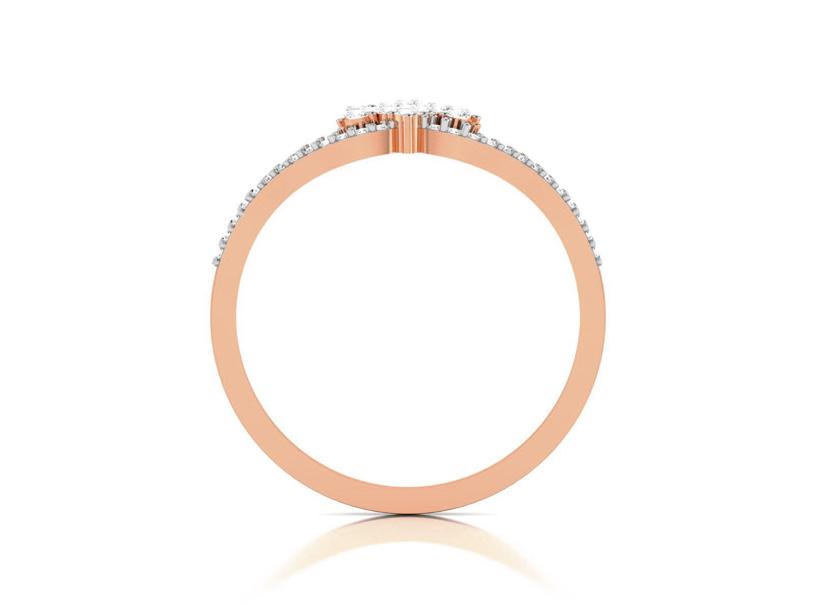 Ultra light wt minimalist Women Ring 3dm renders detail  3D print model_3