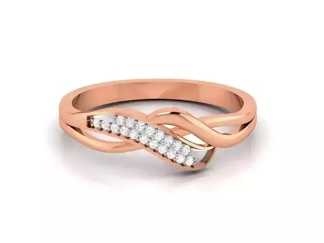 Ultra light wt minimalist Women Ring 3dm renders detail 