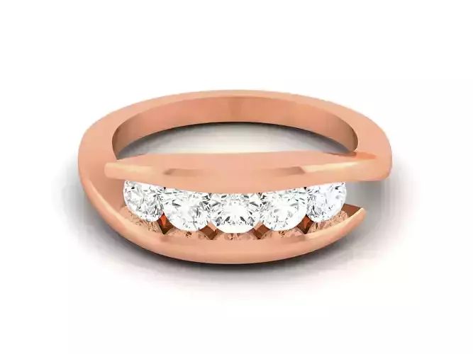 Ultra light wt minimalist Women Ring 3dm renders detail 