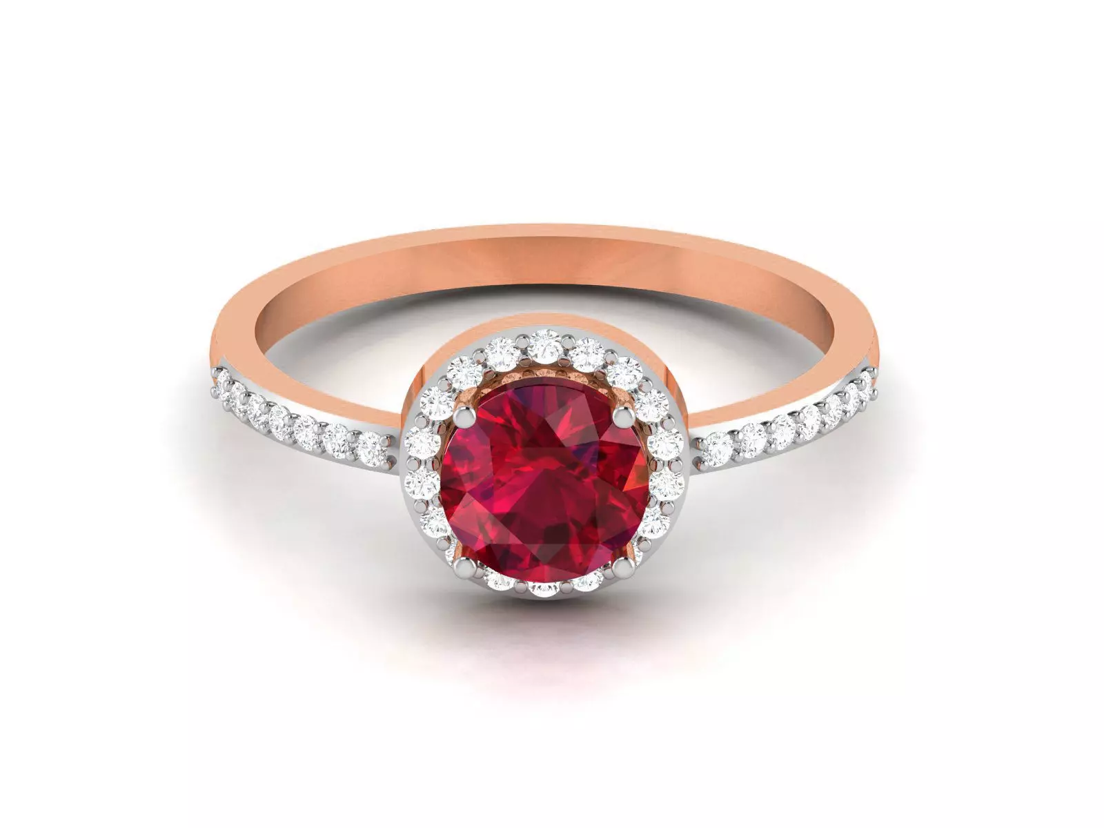 Women solitaire ring 3dm render detail 3D print model_0