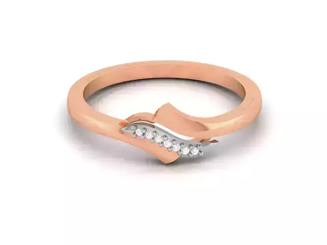 Ultra light wt minimalist Women Ring 3dm renders detail 