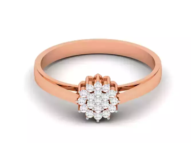 Ultra light wt minimalist Women Ring 3dm renders detail 