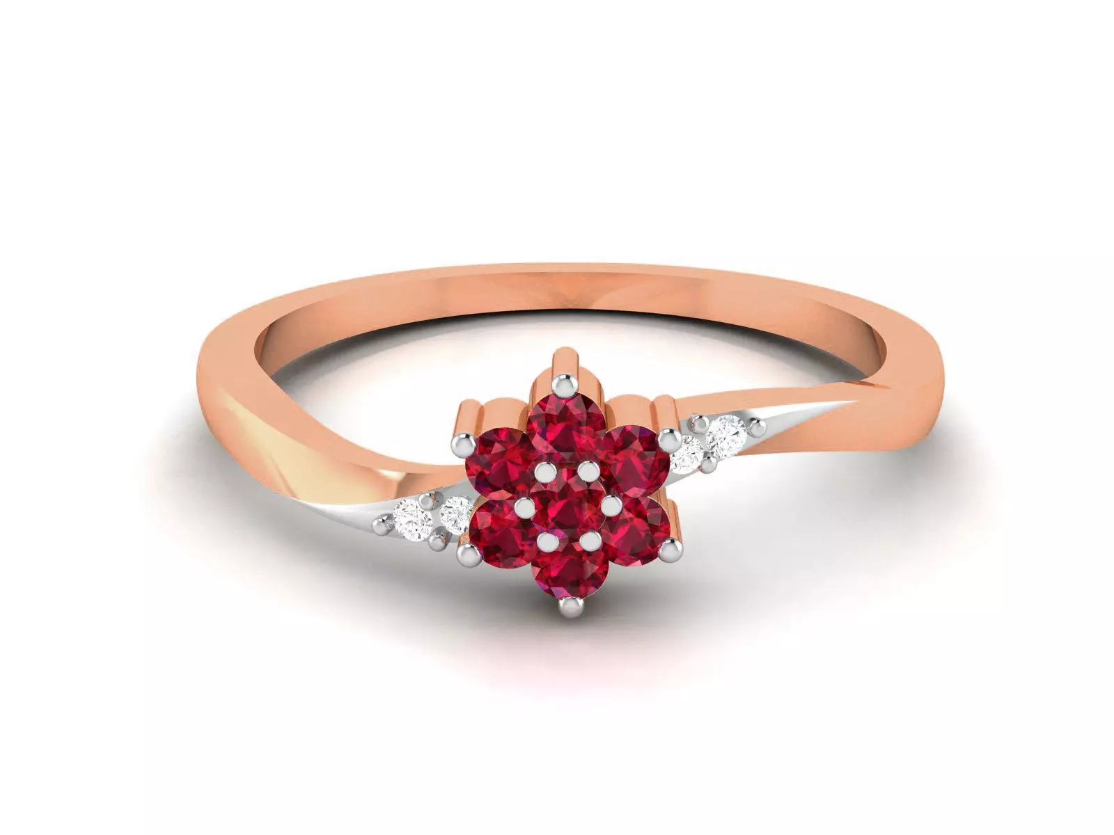 Ultra light wt minimalist Women Ring 3dm renders detail  3D print model_0