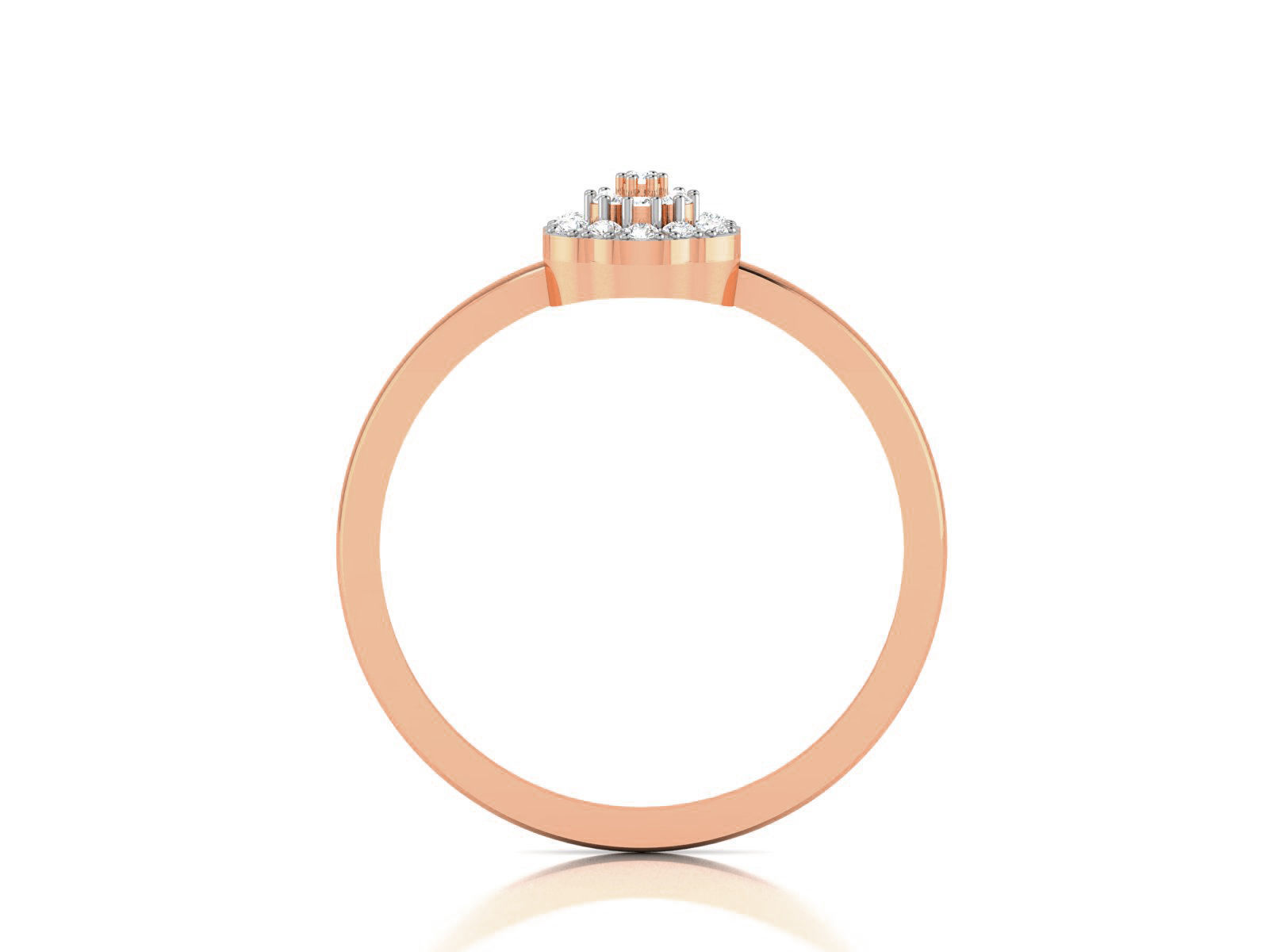 Ultra light wt minimalist Women Ring 3dm renders detail  3D print model_2