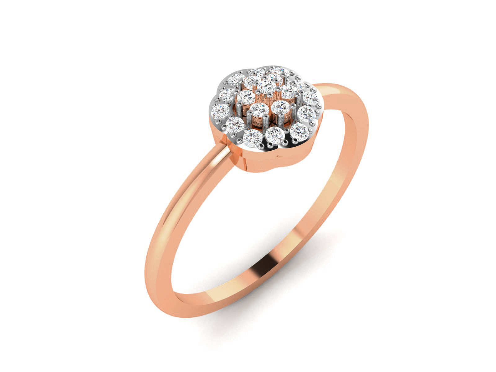 Ultra light wt minimalist Women Ring 3dm renders detail  3D print model_1