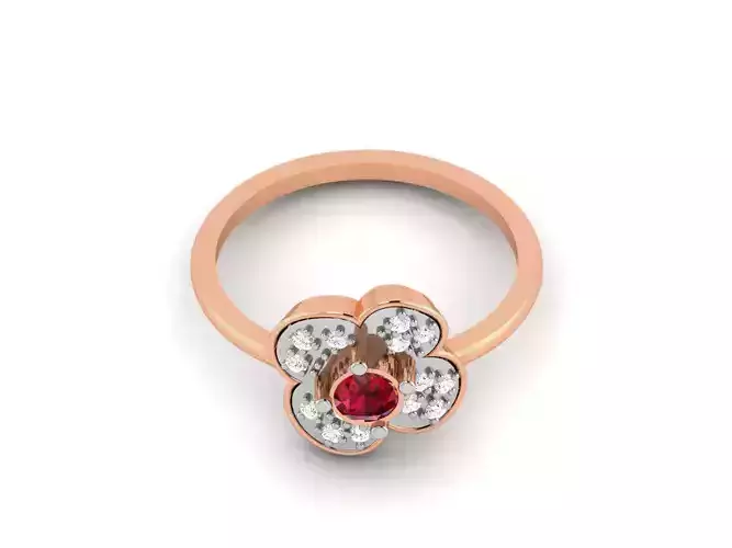 Ultra light wt minimalist Women Ring 3dm renders detail 