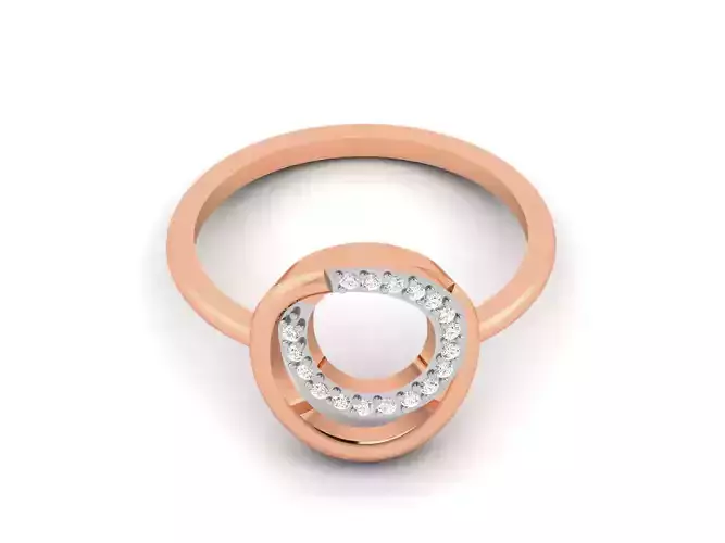 Ultra light wt minimalist Women Ring 3dm renders detail 