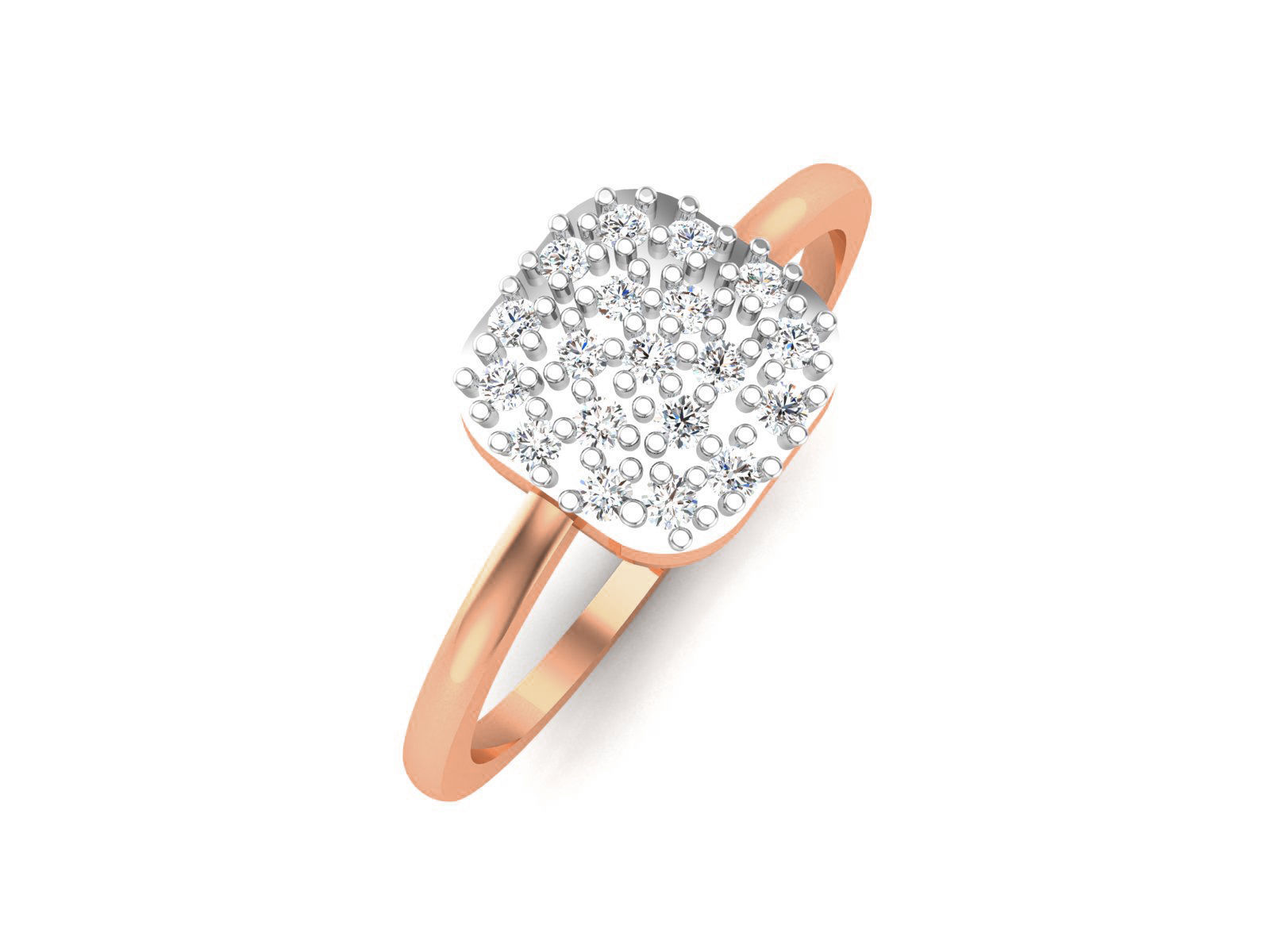 Ultra light wt minimalist Women Ring 3dm renders detail 3D print model_3