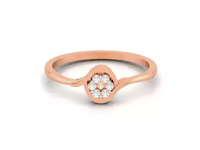 Ultra light wt minimalist Women Ring 3dm renders detail 