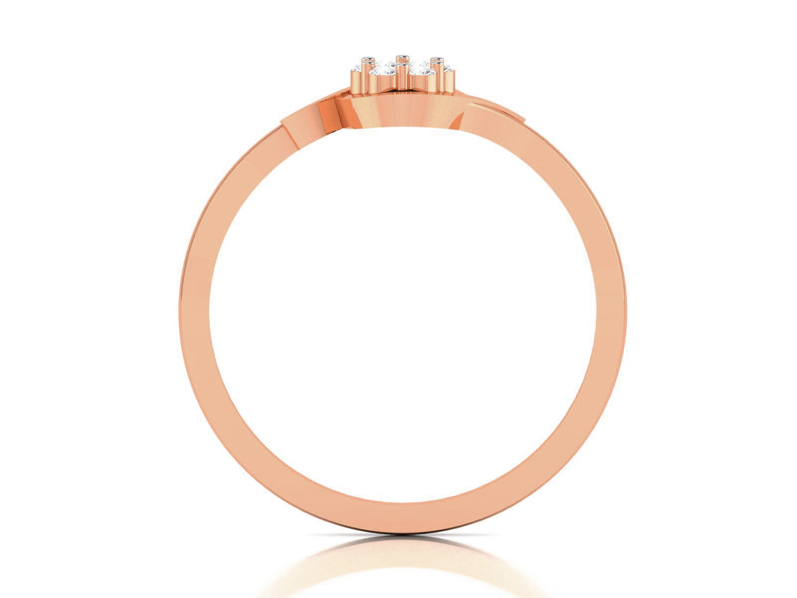 Ultra light wt minimalist Women Ring 3dm renders detail 3D print model_1