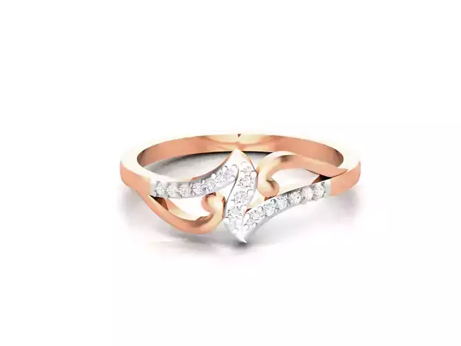 Ultra light wt minimalist Women Ring 3dm renders detail 