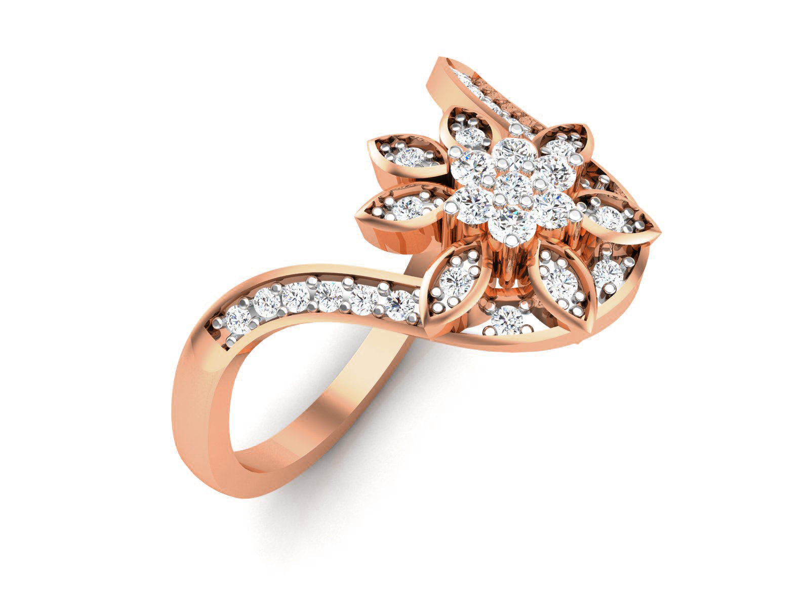 Ultra light wt minimalist Women Ring 3dm renders detail  3D print model_1