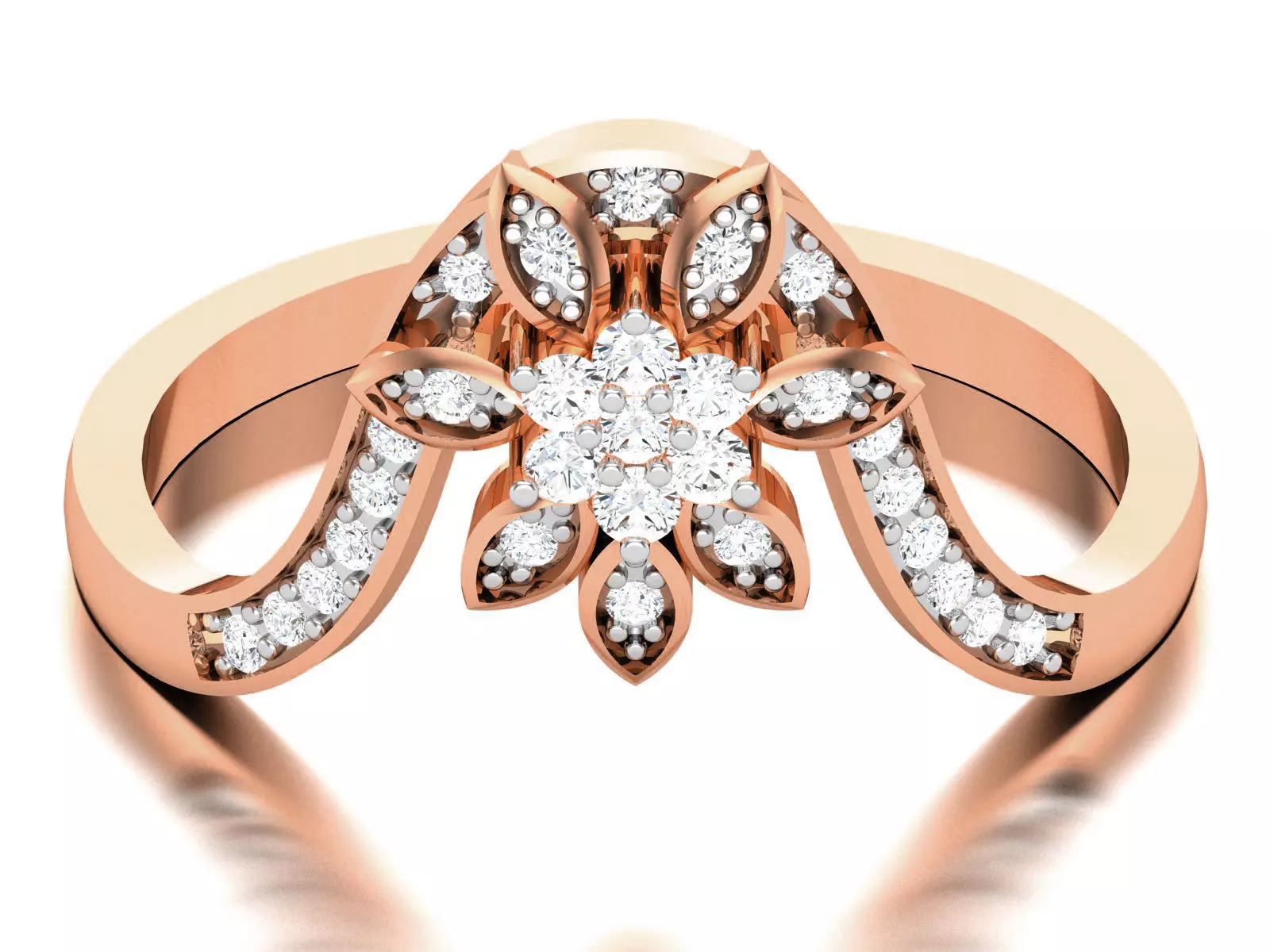 Ultra light wt minimalist Women Ring 3dm renders detail  3D print model_0