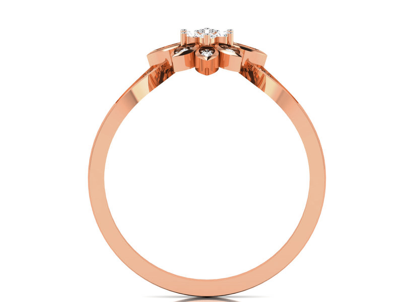 Ultra light wt minimalist Women Ring 3dm renders detail  3D print model_2