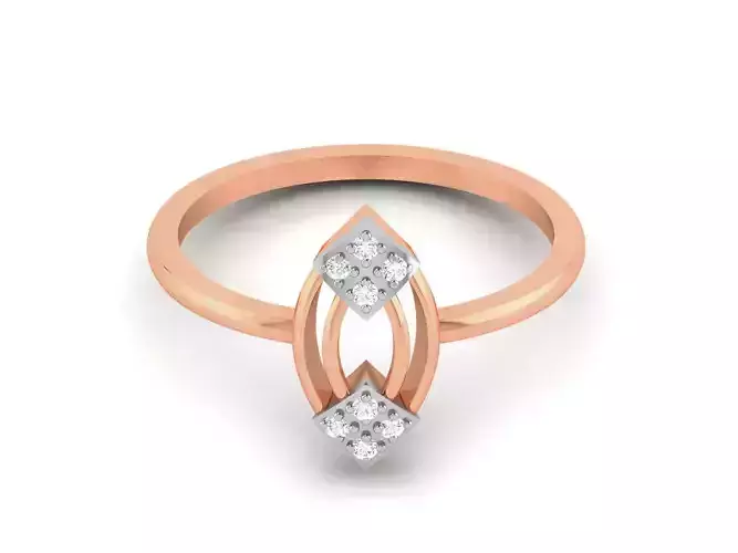 Ultra light wt minimalist Women Ring 3dm renders detail 