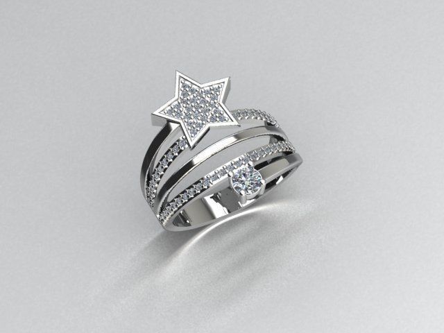 jewelry ring 3D print model_1