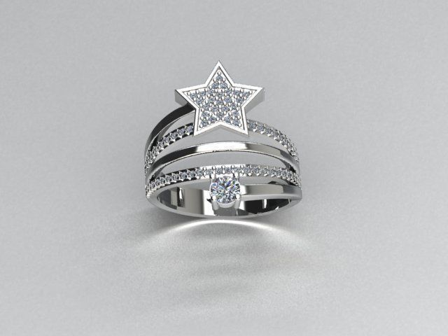jewelry ring 3D print model_4