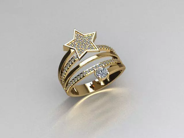 jewelry ring 3D print model_0