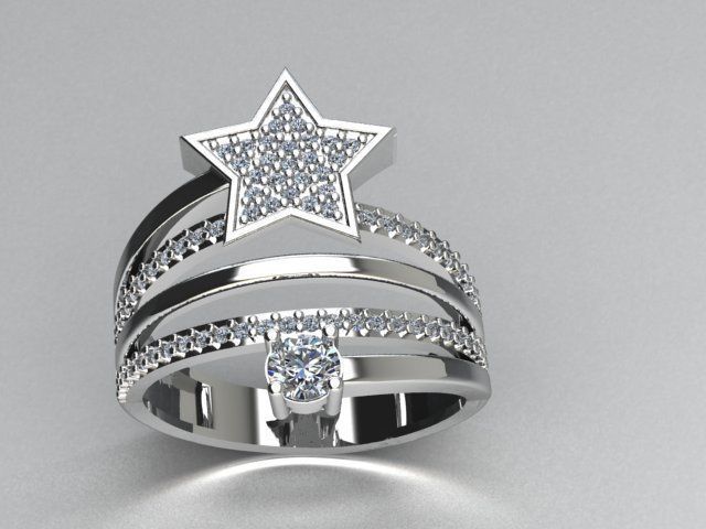 jewelry ring 3D print model_2