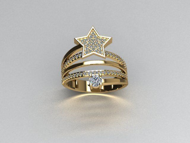 jewelry ring 3D print model_3