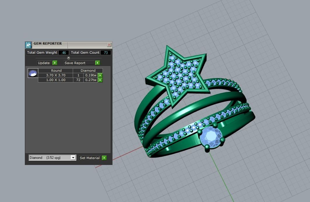 jewelry ring 3D print model_11
