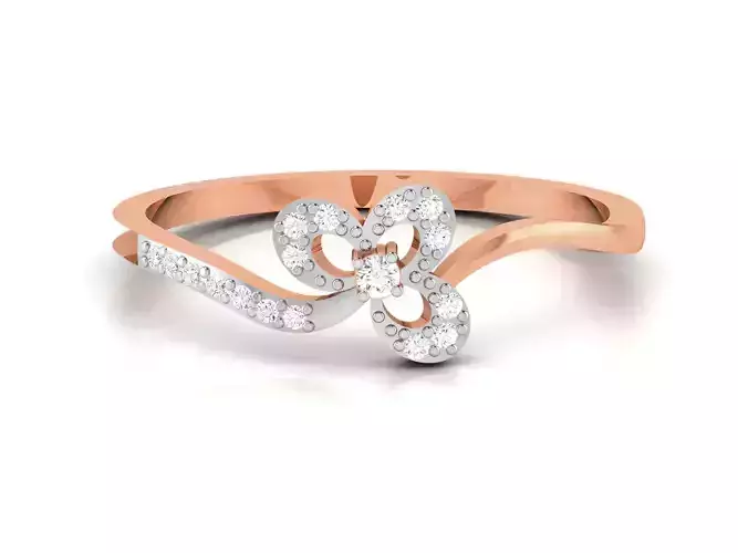 Ultra light wt minimalist Women Ring 3dm renders detail 