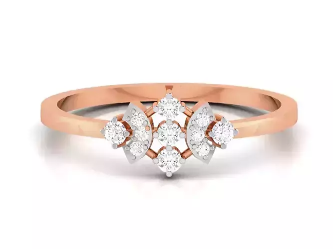 Ultra light wt minimalist Women Ring 3dm renders detail 