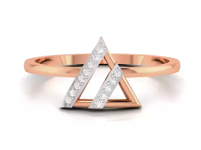 Ultra light wt minimalist Women Ring 3dm renders detail 