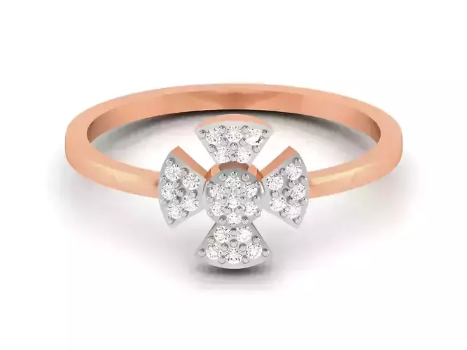 Ultra light wt minimalist Women Ring 3dm renders detail 