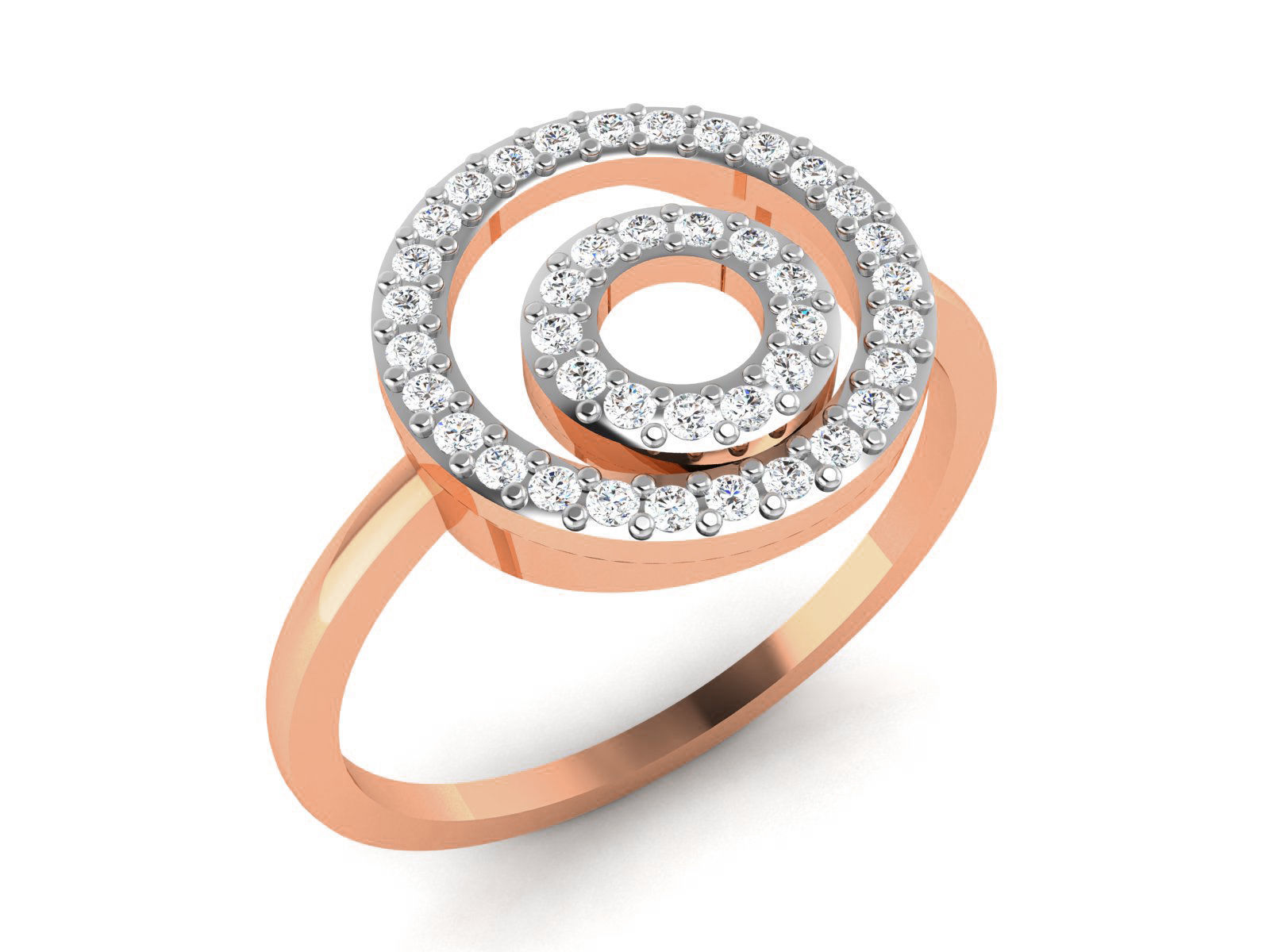 Ultra light wt minimalist Women Ring 3dm renders detail 3D print model_3