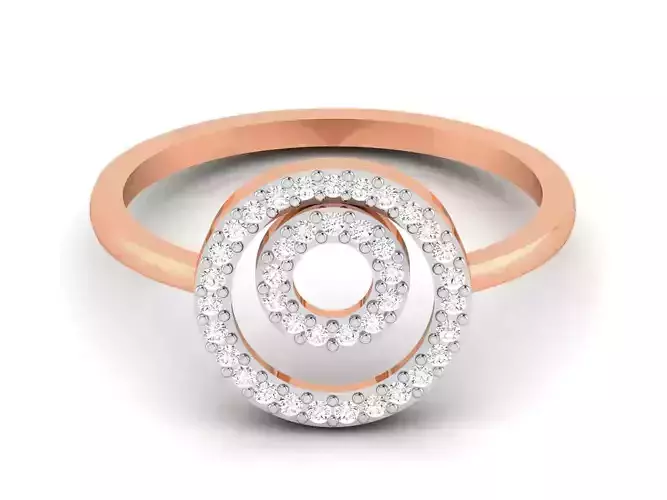 Ultra light wt minimalist Women Ring 3dm renders detail 