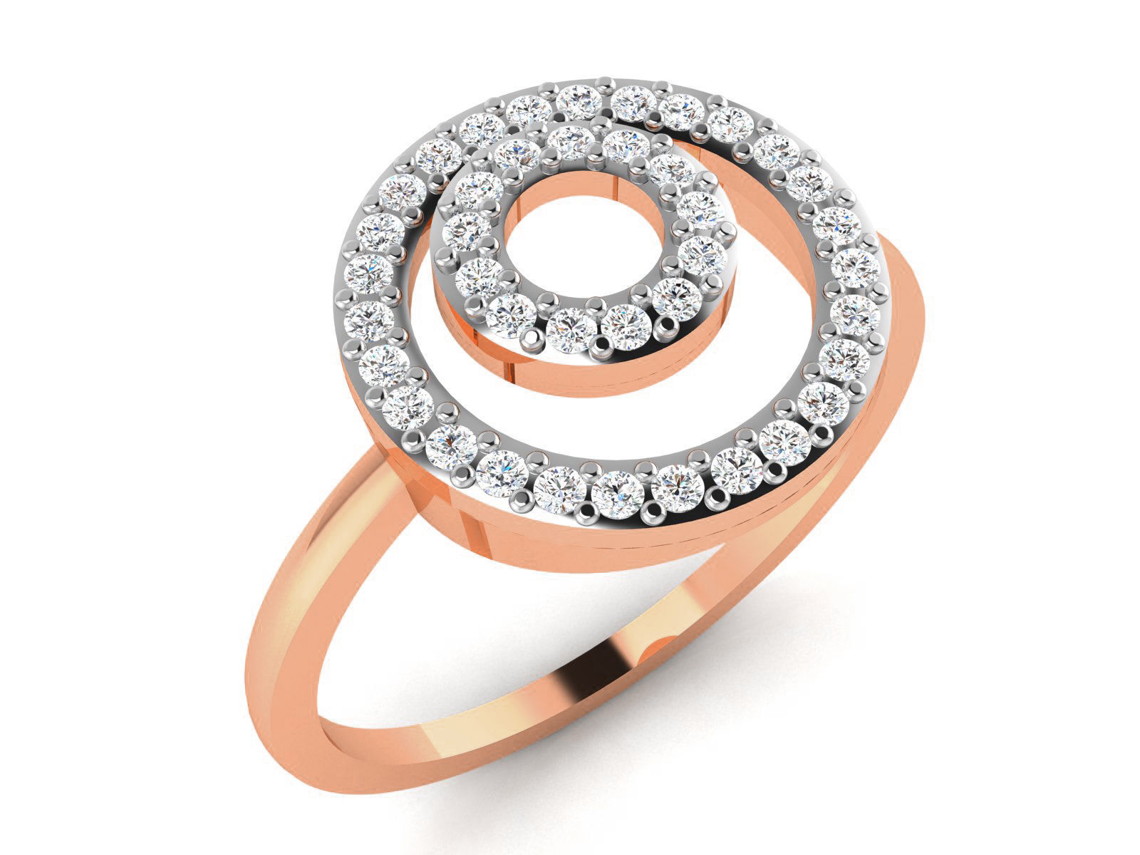 Ultra light wt minimalist Women Ring 3dm renders detail 3D print model_2