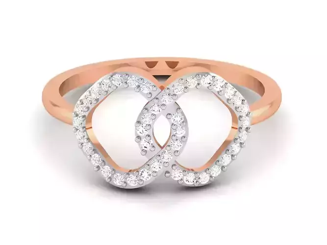 Women Diamond Ring 3dm render details