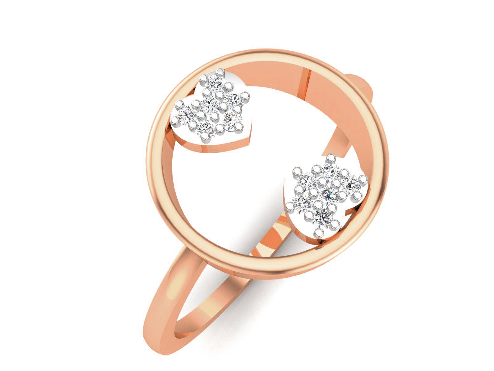 Ultra light wt minimalist Women Ring 3dm renders detail 3D print model_2