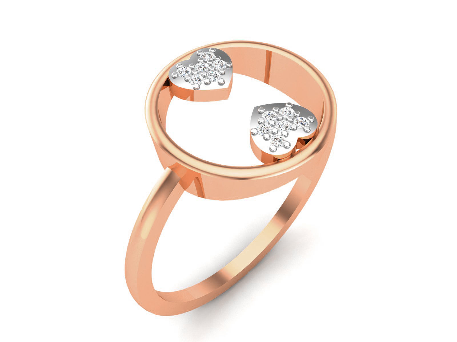 Ultra light wt minimalist Women Ring 3dm renders detail 3D print model_3