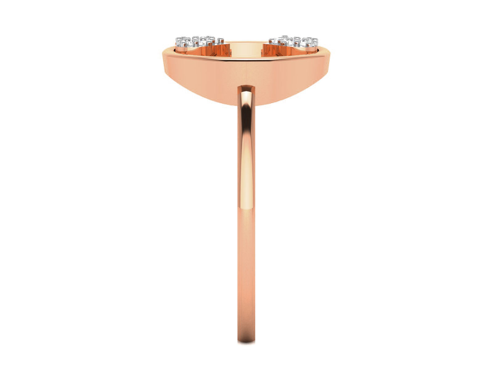 Ultra light wt minimalist Women Ring 3dm renders detail 3D print model_5